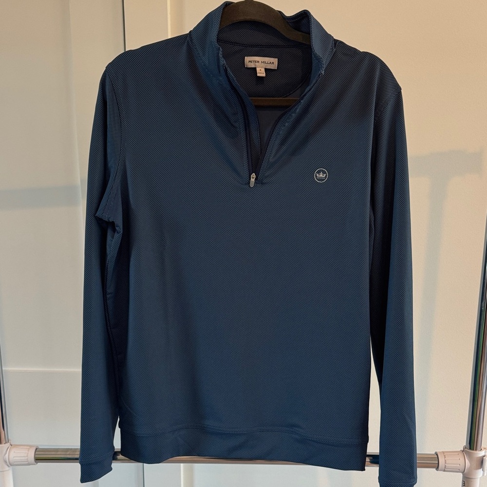 Peter Millar blue Performance Pullover - image 1